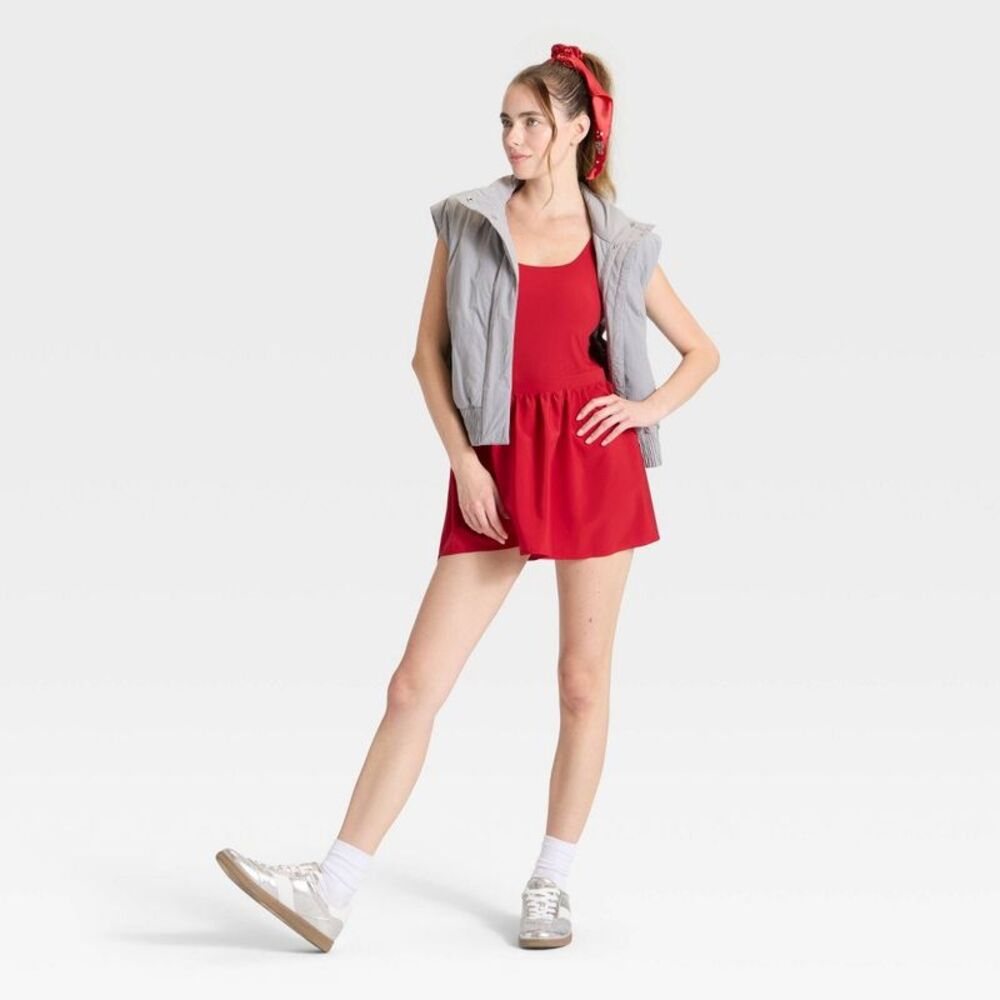 Women's Game Day Active Dress - JoyLab Crimson S - Picture 3 of 5